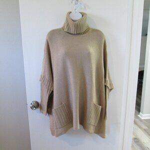 Noir Oversized Sweater Poncho – Size S/M – NWT